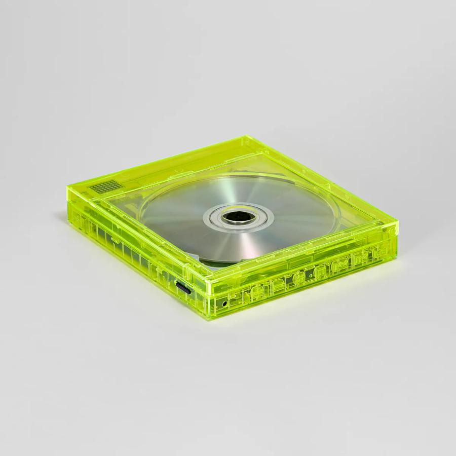 km5 / Instant Disk Audio-CP1 Neon Yellow ワイヤレス ポータブル CD