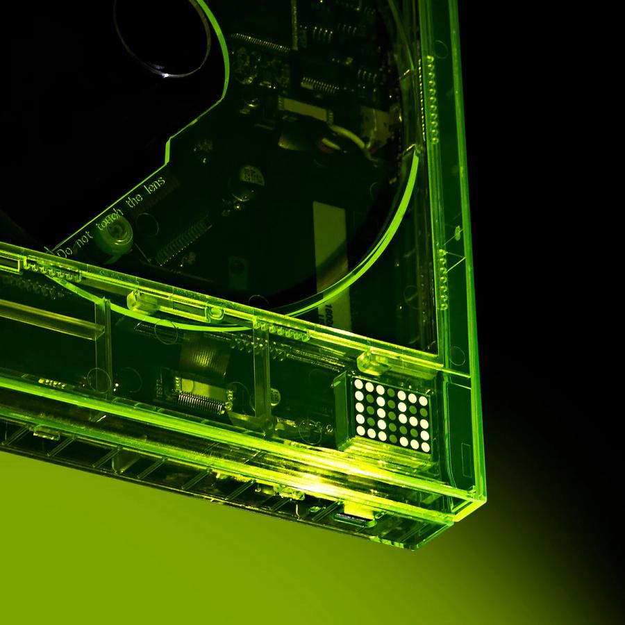 km5 / Instant Disk Audio-CP1 Neon Yellow ワイヤレス ポータブル CD