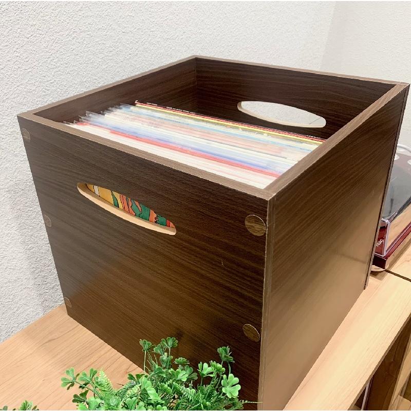 レコードラック / 1マスタイプ 取っ手付きレコードラック(LP約80 レコードラック / 1マスタイプ 取っ手付きレコードラック(LP約80