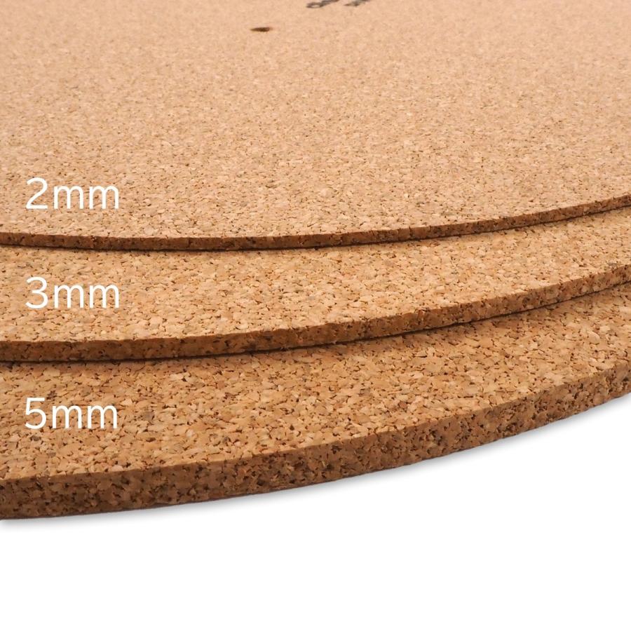 スリップマット / コルクターンテーブルマット 2mmタイプ ディスク