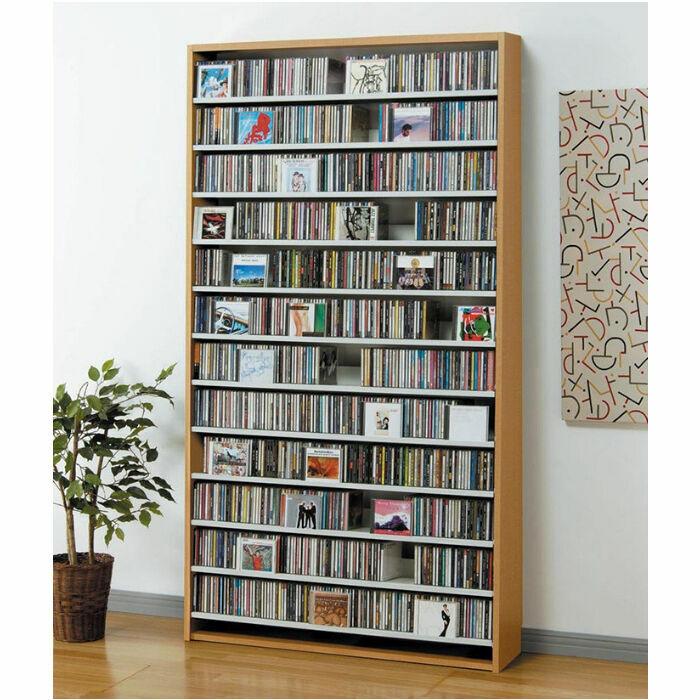 CDラック / CDストッカー CS1284 aux オークス CD収納 CD保管