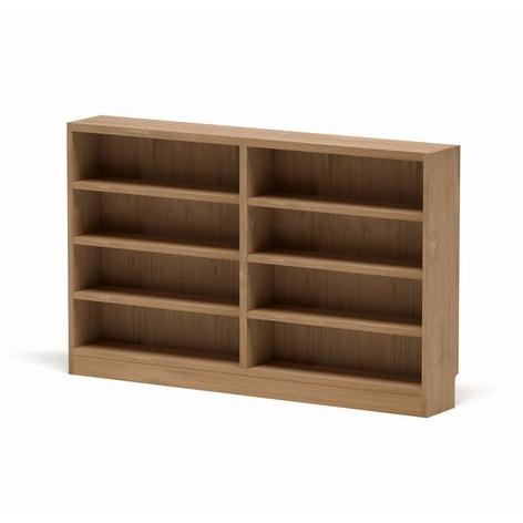 アンティーク CDラック 棚 ワイドなCDラック／ミディアムブラウン 棚・シェルフ・ラック SG工房