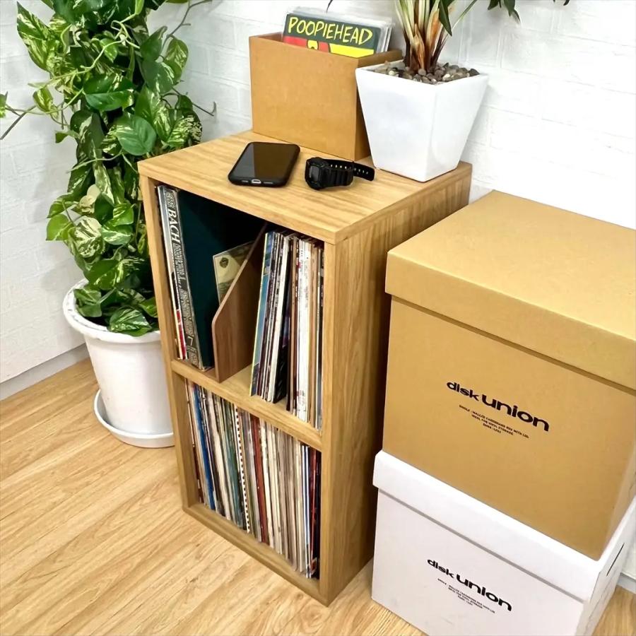 レコードラック / ユニオンレコードラック スタンダード2BOX / DULP-ST02(LP約160枚収納)  / ディスクユニオン DISK UNION / レコード収納 / レコード 棚 収納棚 |  | 11