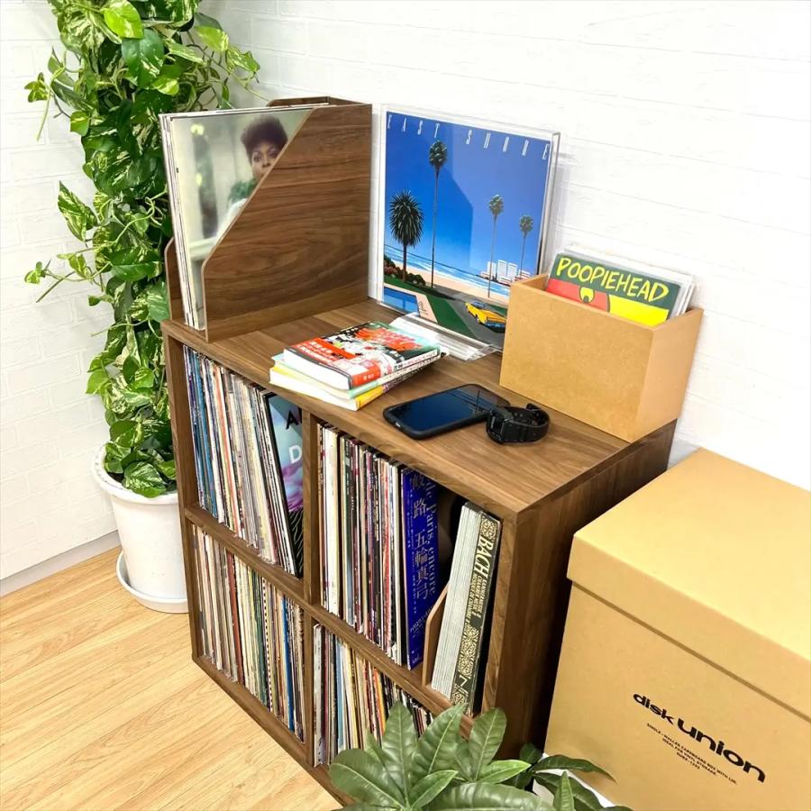 レコードラック / ユニオンレコードラック スタンダード4BOX DULP-ST04