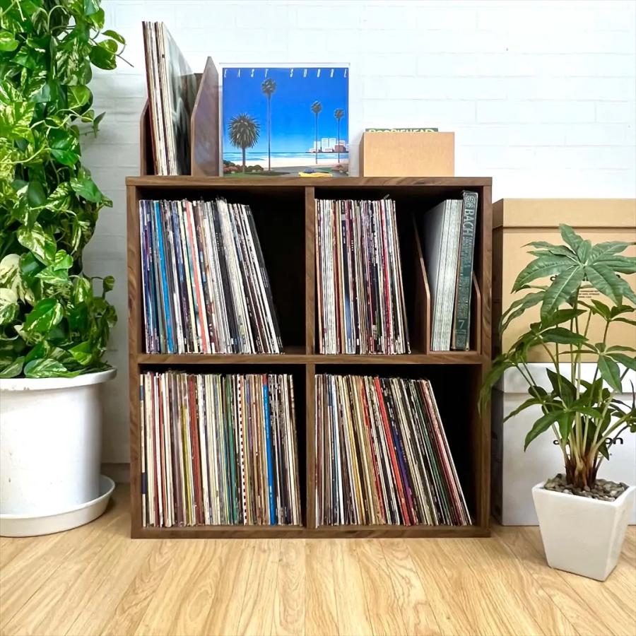 レコードラック / ユニオンレコードラック スタンダード4BOX DULP-ST04