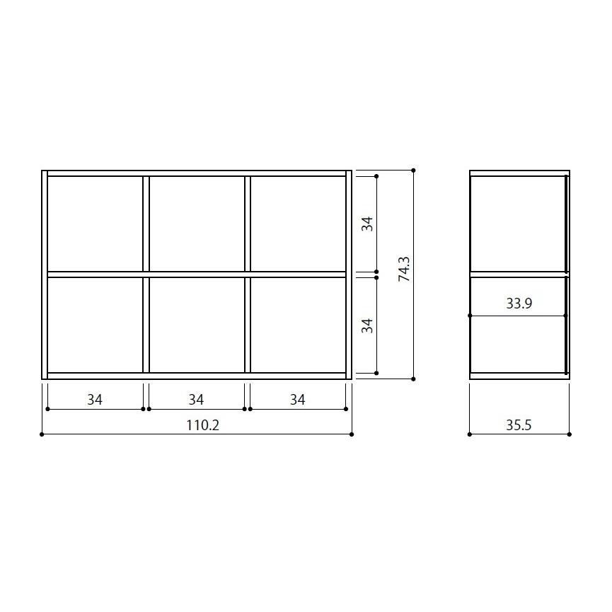 レコードラック / 6BOX / DULP600(LP約480枚収納)  / ディスクユニオン DISK UNION / 国内生産品 / レコード収納 レコード 棚 収納棚 収納ラック 収納 |  | 06