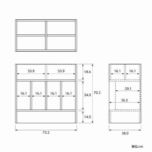 レコードラック / レコードキャビネット / DURC280(LP約280枚収納) / ディスクユニオン DISK UNION / レコード収納 レコード 棚 収納棚 収納ラック 収納_11
