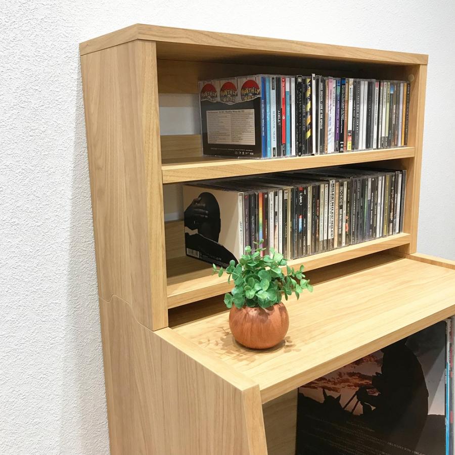 レコードラック スタッキングラック 2段 ANGLE × CD RACK FLAT 