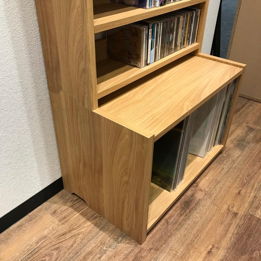 レコードラック スタッキングラック 3段 REGULAR × CD RACK FLAT レコードラック スタッキングラック 3段 REGULAR × CD RACK FLAT