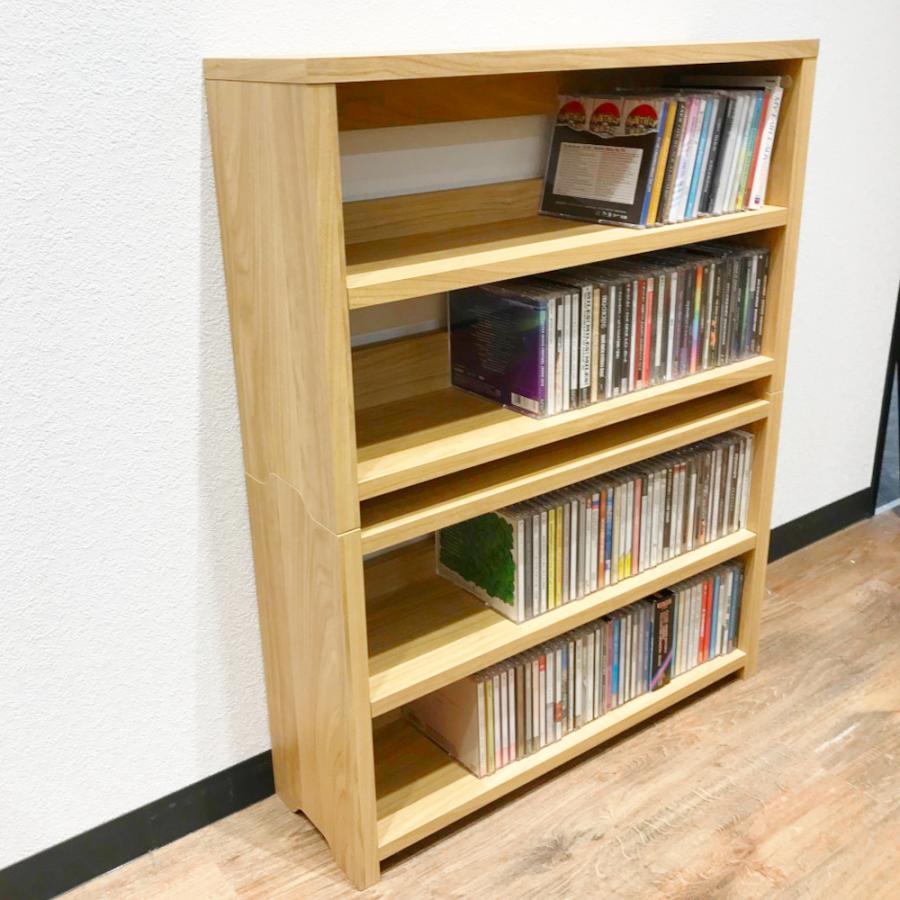 レコードラック スタッキングラック 2段 CD RACK × CD RACK FLAT / ディスクユニオン DISK UNION / CDラックの画像