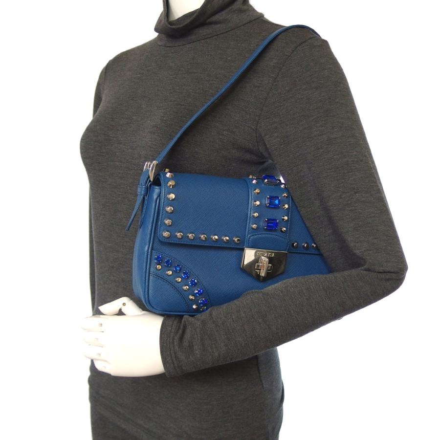 PRADA プラダ ビジュー スタッズ BR5084 ショルダーバッグ PRADA プラダ ビジュー スタッズ BR5084 ショルダーバッグ