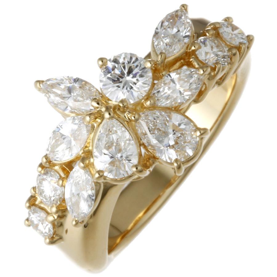 Tasaki タサキ 田崎真珠 ダイヤモンド リング 指輪 K18イエローゴールド 10号 レディース 飯能本店 Dh Nbe Am