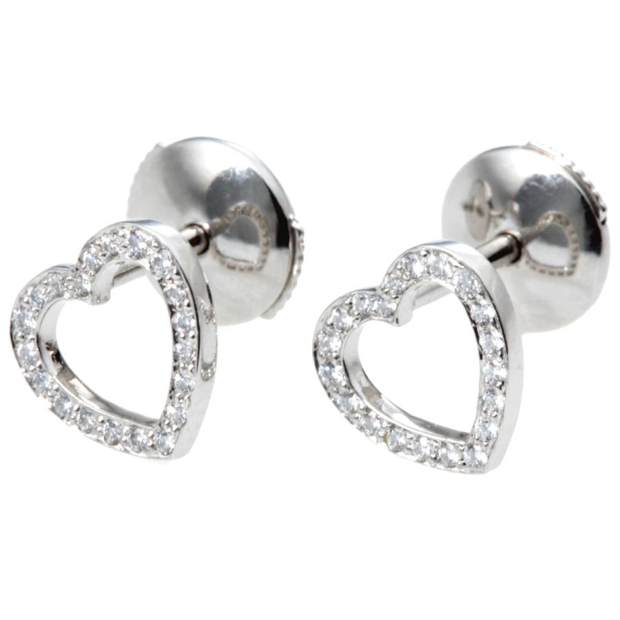 超お買い得品　ティファニー　pt950 メトロ　ハート　ダイヤモンド　ピアス 超お買い得品 ティファニー pt950 メトロ ハート ダイヤモンド
