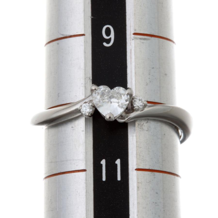 期間限定出品　サマンサティアラ　ダイヤモンド リング　PT950 9号　美品 サマンサティアラ Pt950 ダイヤ ハーフエタニティ リング 10万超