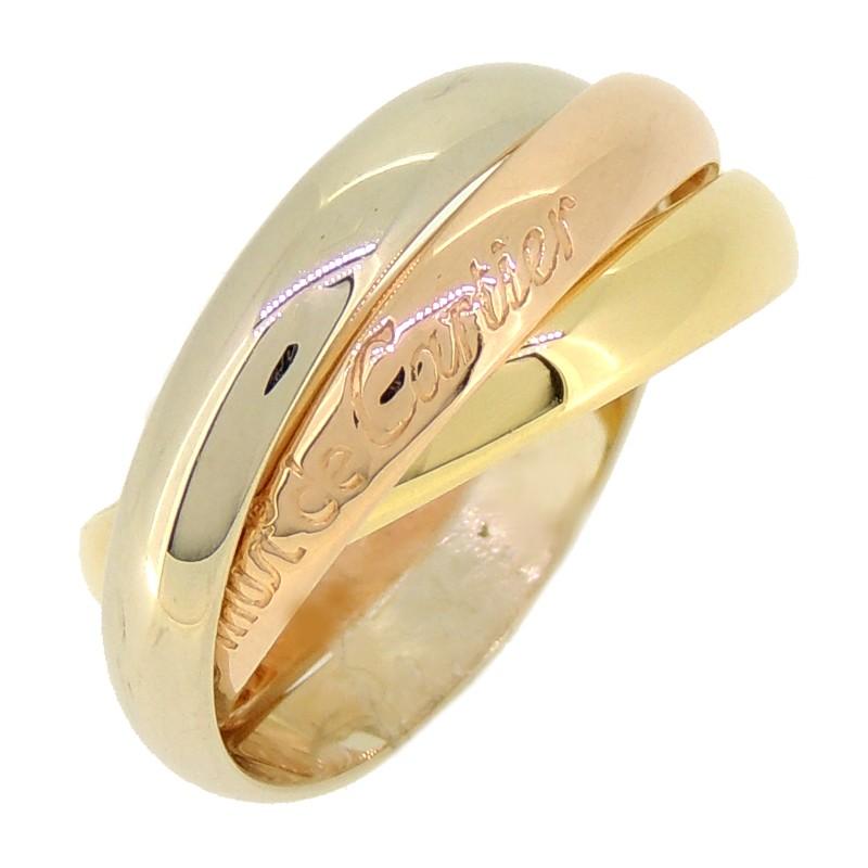 [銀座店]CARTIER カルティエ トリニティ リング・指輪 750イエローゴールド 13号 53 レディース DH55839