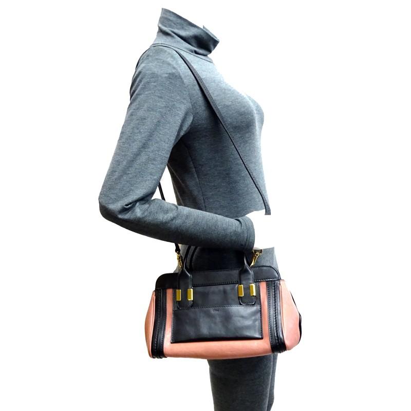 Chloe クロエ アリスミニ 2WAY 3S0157-703 ハンドバッグ ブラック 