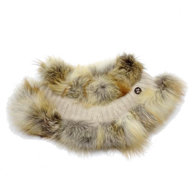 GUCCI】フォックスファー・ネックウォーマー