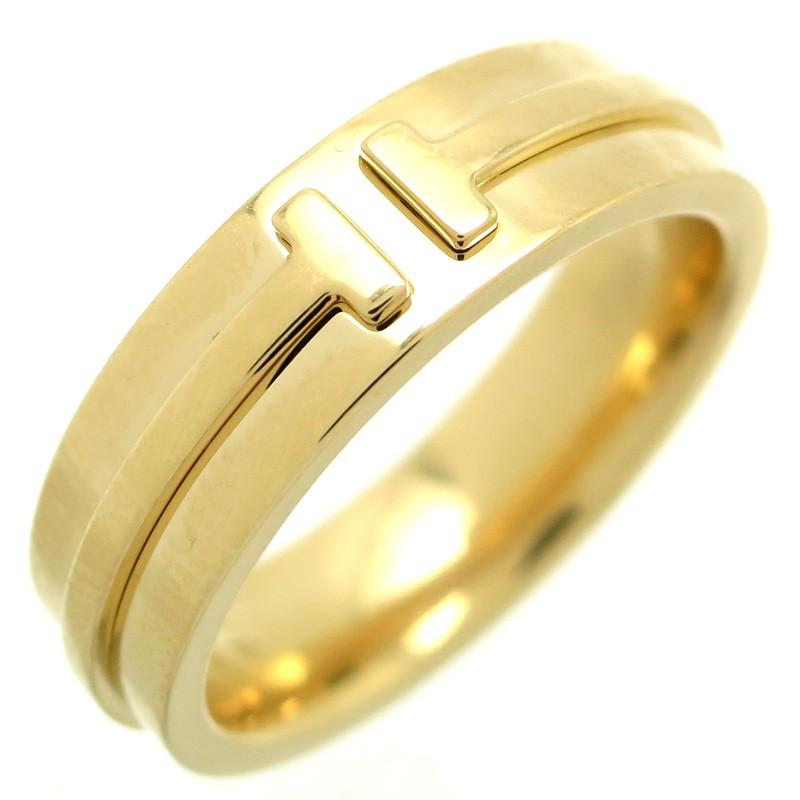 ティファニー T Two ワイド リング 指輪 750イエローゴールド Tiffany Co 14号 ゴールド レディース メンズ 中古 飯能本店 Dh Dh Ds大黒屋 通販 Yahoo ショッピング