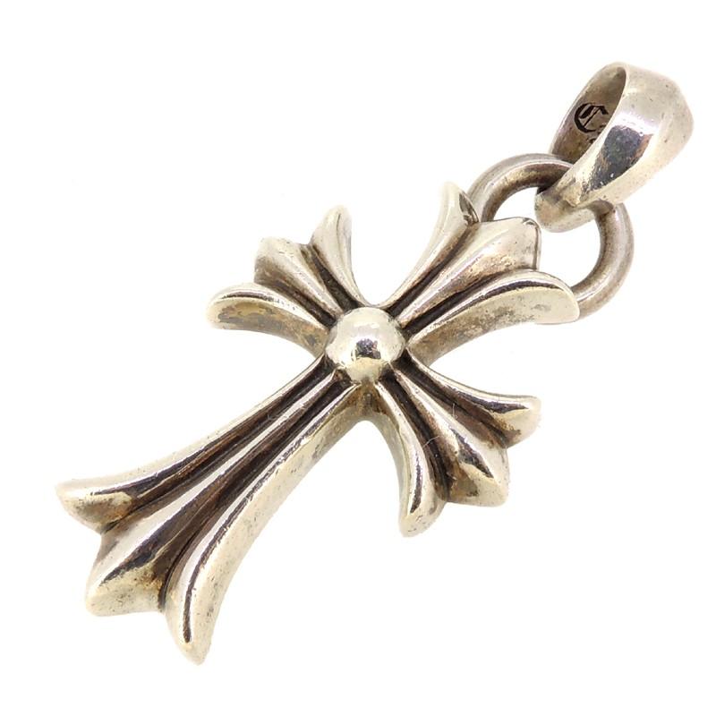 配送員設置 Chクロス スモール クロムハーツ W ベイル 飯能本店 Dh 中古 メンズ Hearts Chrome シルバー925 ペンダントトップ メンズアクセサリー Rankinengineering Com