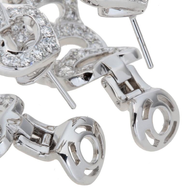 Cartier カルティエ C ドゥ ダイヤモンド ピアス 750ホワイト Cartier カルティエ C ドゥ ダイヤモンド ピアス 750ホワイト