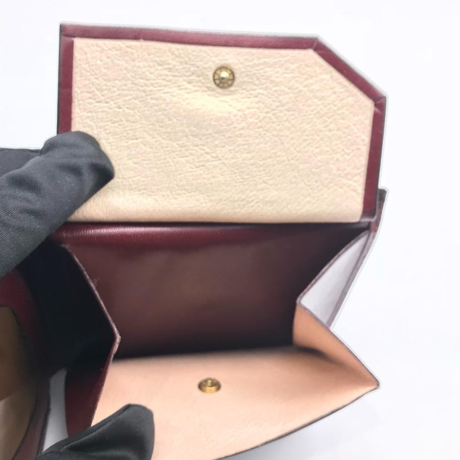 AIGNER アイグナー 二つ折り財布 コイン入れ付 AIGNER】ロゴ レザーCompact 2つ折り財布 財布・小物