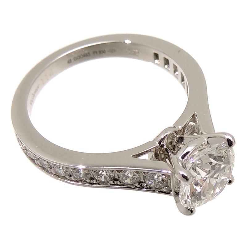 Cartier 1895ソリテール　プラチナ ダイヤモンド12号 CRN4137400 - ソリテール リング - プラチナ、ダイヤモンド