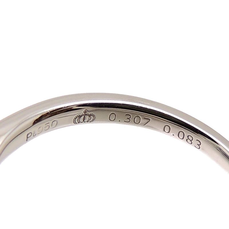 ★EXELCO DIAMOND★ ダイヤリング Pt950 10/15まで！ローン48回無金利】［銀座店］EXELCO DIAMOND