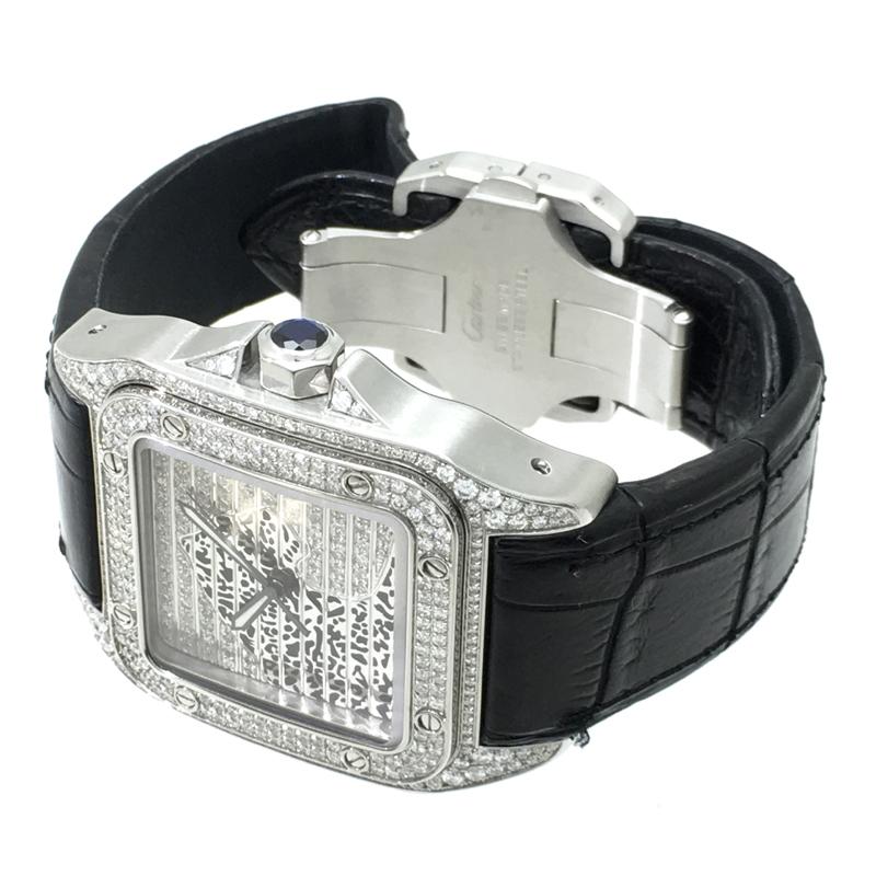 Cartier CARTIER カルティエ サントス 100 LM ※ アフターダイヤモンド 