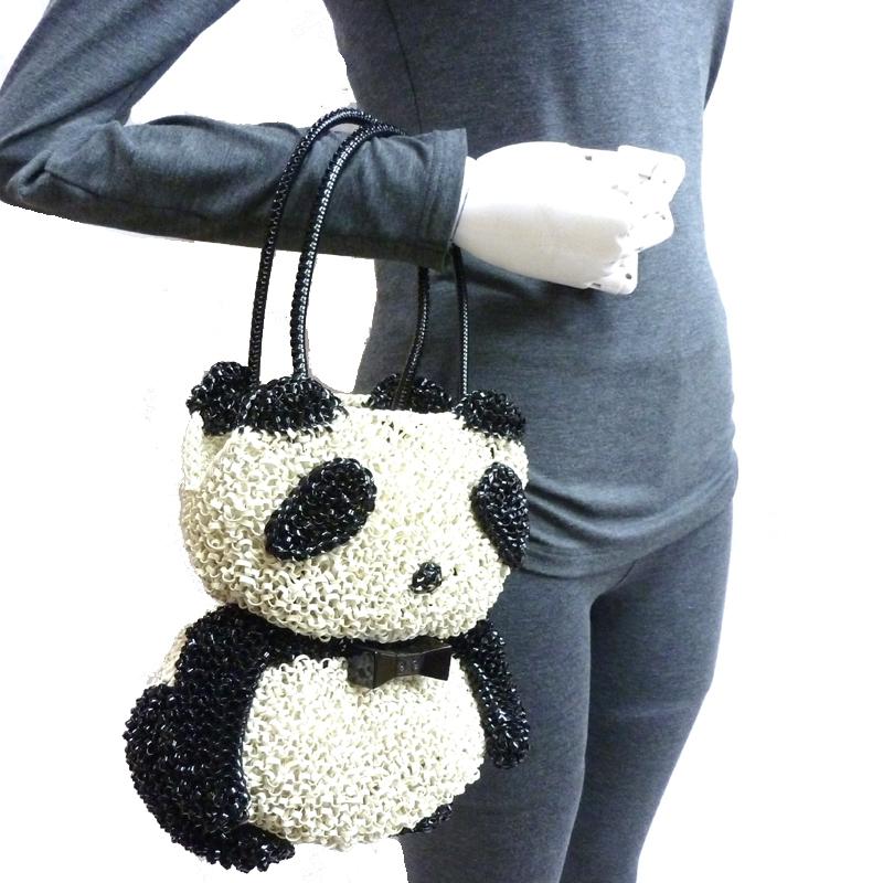 2021人気の 美品 アンテプリマ ワイヤーバッグ パンダ i9tmg.com.br