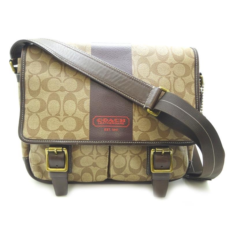 飯能本店］COACH コーチ シグネチャー ショルダーバッグ F70077