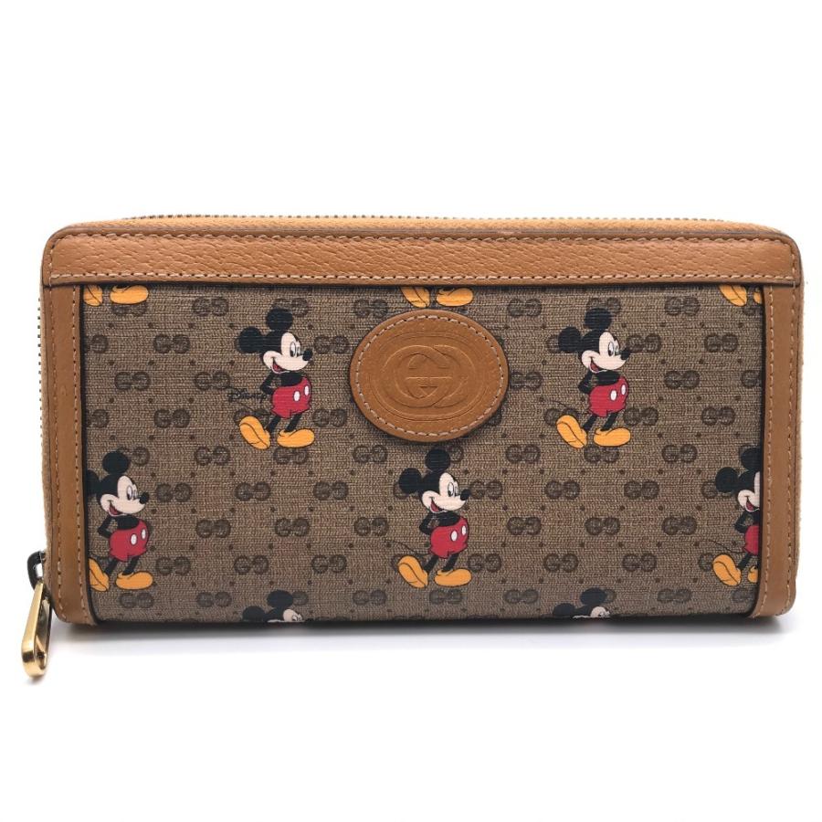プライスダウン30 Off グッチ ディズニー ラウンドファスナー財布 長財布 Pvcコーティングキャンバス Gucci ライトブラウン レディース メンズ 中古 銀座店 Dh 最終値下げ Www Skylanceronline Com