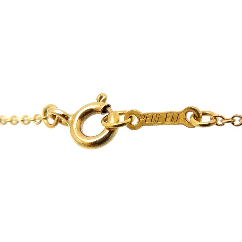 TIFFANY&Co. ティファニー 750YG ヒスイ オープンハート TIFFANY&Co. ティファニー 750YG ヒスイ オープンハート