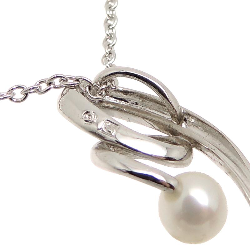 飯能本店］TASAKI タサキ（田崎真珠） SV パール ネックレス シルバー