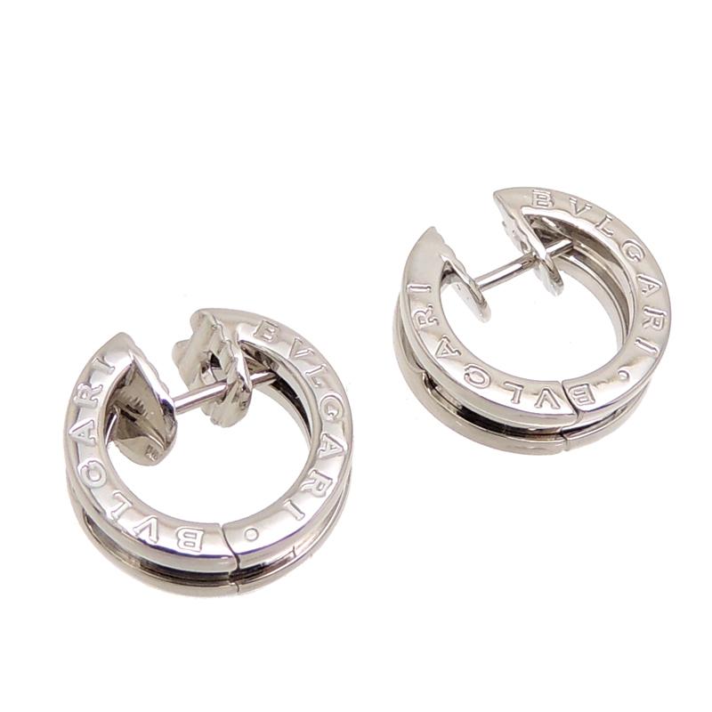 お買い得モデル 750ホワイトゴールド ピアス ビーゼロワン B Zero1 750wg ブルガリ Bvlgari 銀座店 Dh 中古 レディース メンズ レディースアクセサリー Rebelofgrowth Com
