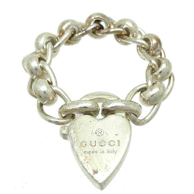 GUCCIグッチ ハートリング9号シルバー925