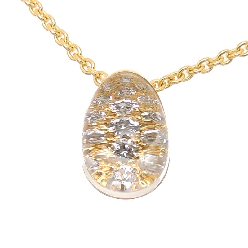 CARTIER カルティエ 750YG ミスト ダイヤモンド ネックレス