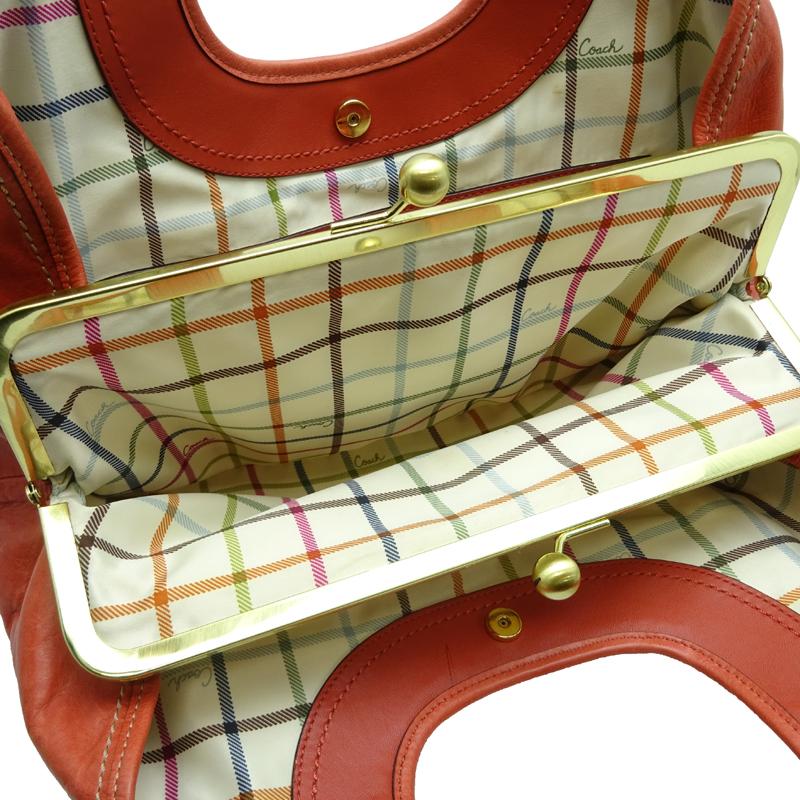 COACH（コーチ） ［飯能本店］COACH プリーティッド サッチェル がま口