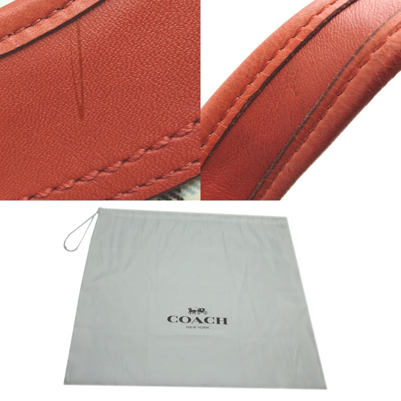 angelheart様 新品同様♪コーチ・COACH・がま口/茶系 コーチ COACH ボストンバッグ ショルダー がま口ポケット レザー