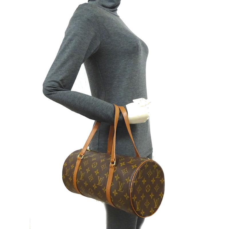 LOUIS VUITTON ［銀座店］LOUIS LV ルイ・ヴィトン パピヨン 30 ポーチ 