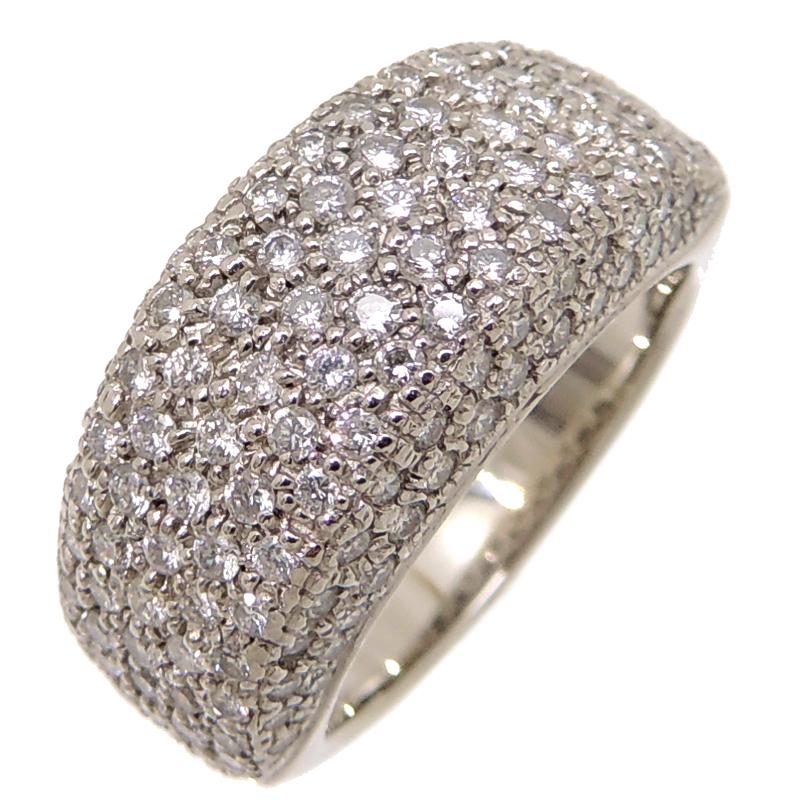 Pt900プラチナ天然ダイアモンドリング1.06ct