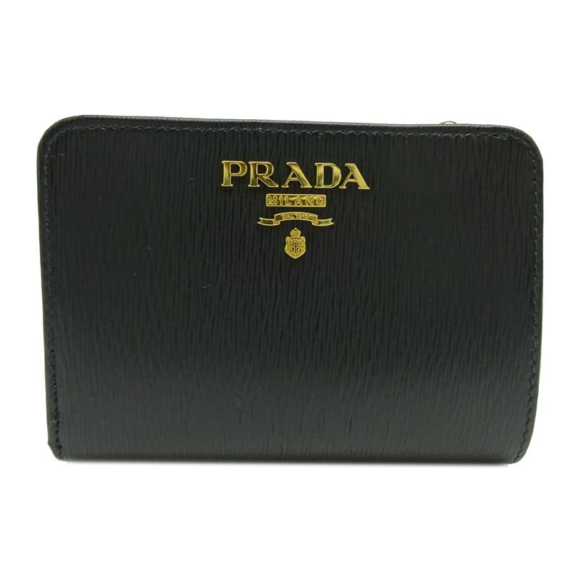 A*♪様 PRADA 二つ折り財布 L字 ヴィッテロムーブ　箱付き 付属品完備・美品✨】プラダ 二つ折り財布 L字ファスナー ヴィッ