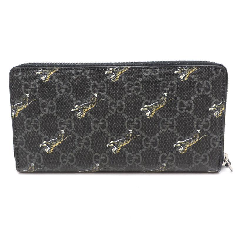 GUCCI ［銀座店］GUCCI グッチ タイガープリント ジップ アラウンド  