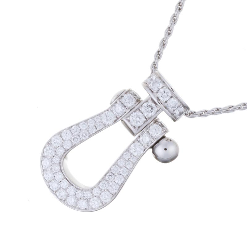 宅配 フォース10 フレッド Lm 銀座店 Dh 中古 レディース メンズ Fred 750ホワイトゴールド ネックレス ダイヤモンド レディースアクセサリー Www Skinqure In