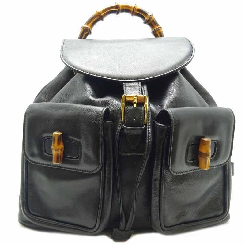 グッチ　GUCCI バンブー　レザーバックパック　003 58 0016 R GUCCI ［飯能本店］GUCCI グッチ バンブー リュック 003・58