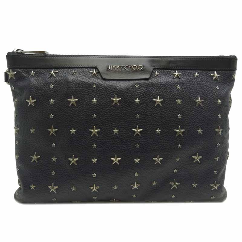 飯能本店］JIMMY CHOO ジミーチュウ スタースタッズ クラッチバッグ 