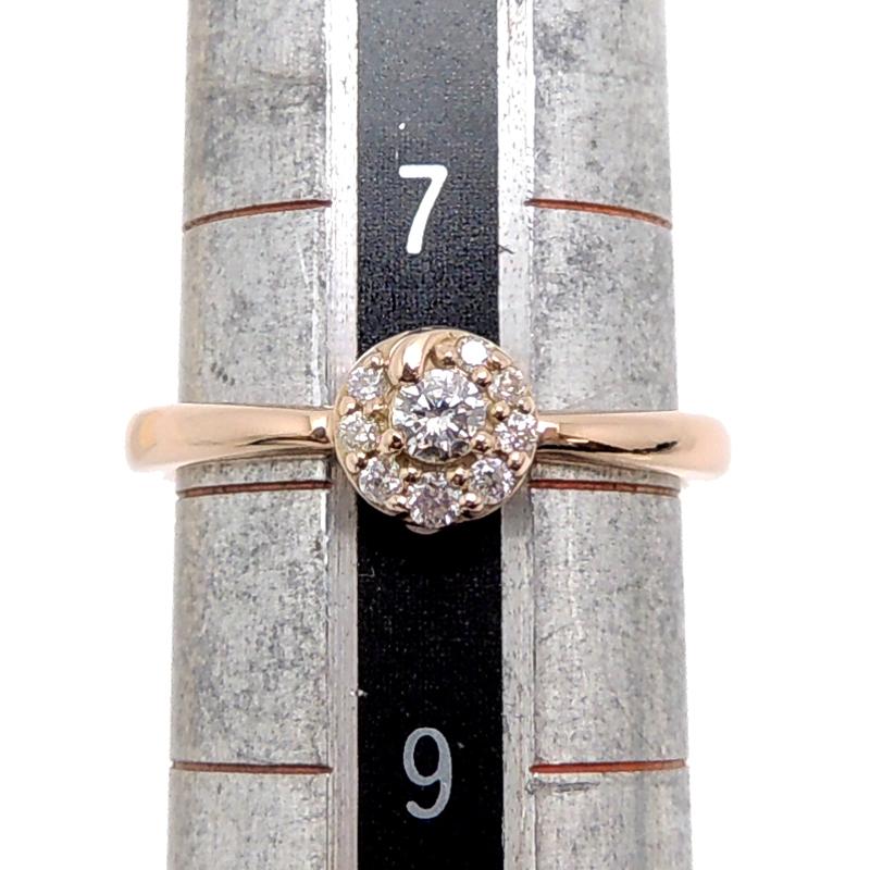 ４℃ K18WG ダイヤモンドリング 売り切れました。4℃ ヨンドシー K18 18金 ダイヤモンドリング 4.8g