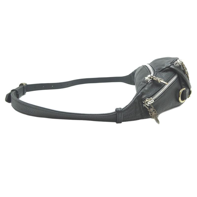 正規品 鑑定済 スナットパック ミニ ショルダーバッグ クロムハーツ バッグ クロムハーツ スナットパックミニ レザー ショルダーバッグ A