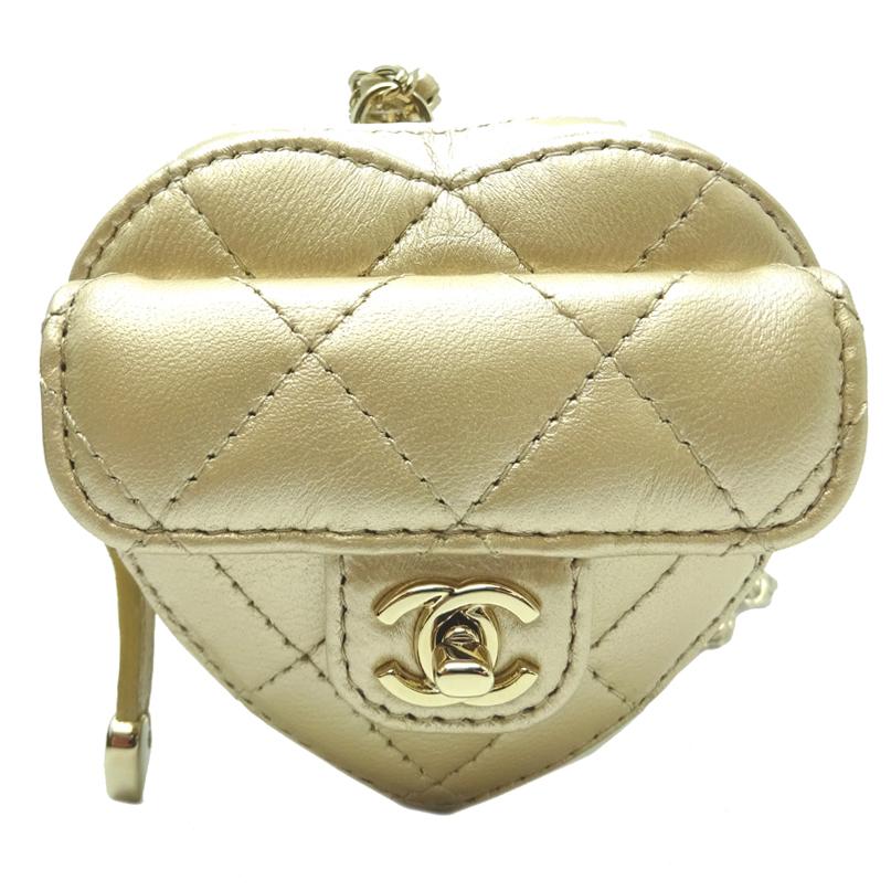 CHANEL ［銀座店］CHANEL シャネル マトラッセ ハートチェーンクラッチ 