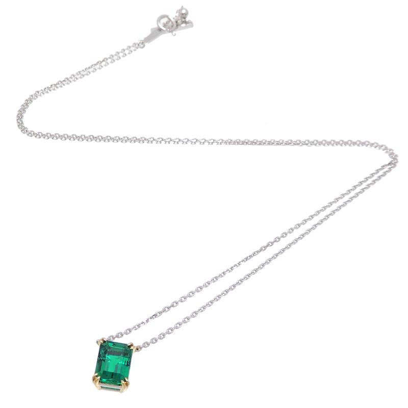 飯能本店］TASAKI タサキ（田崎真珠） エメラルド ネックレス 750