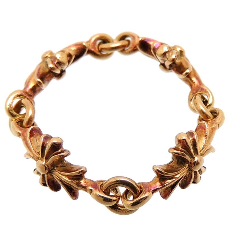 ゴールド シンプルリング クロムハート 10/15まで！ローン48回無金利】［飯能本店］CHROME HEARTS クロム